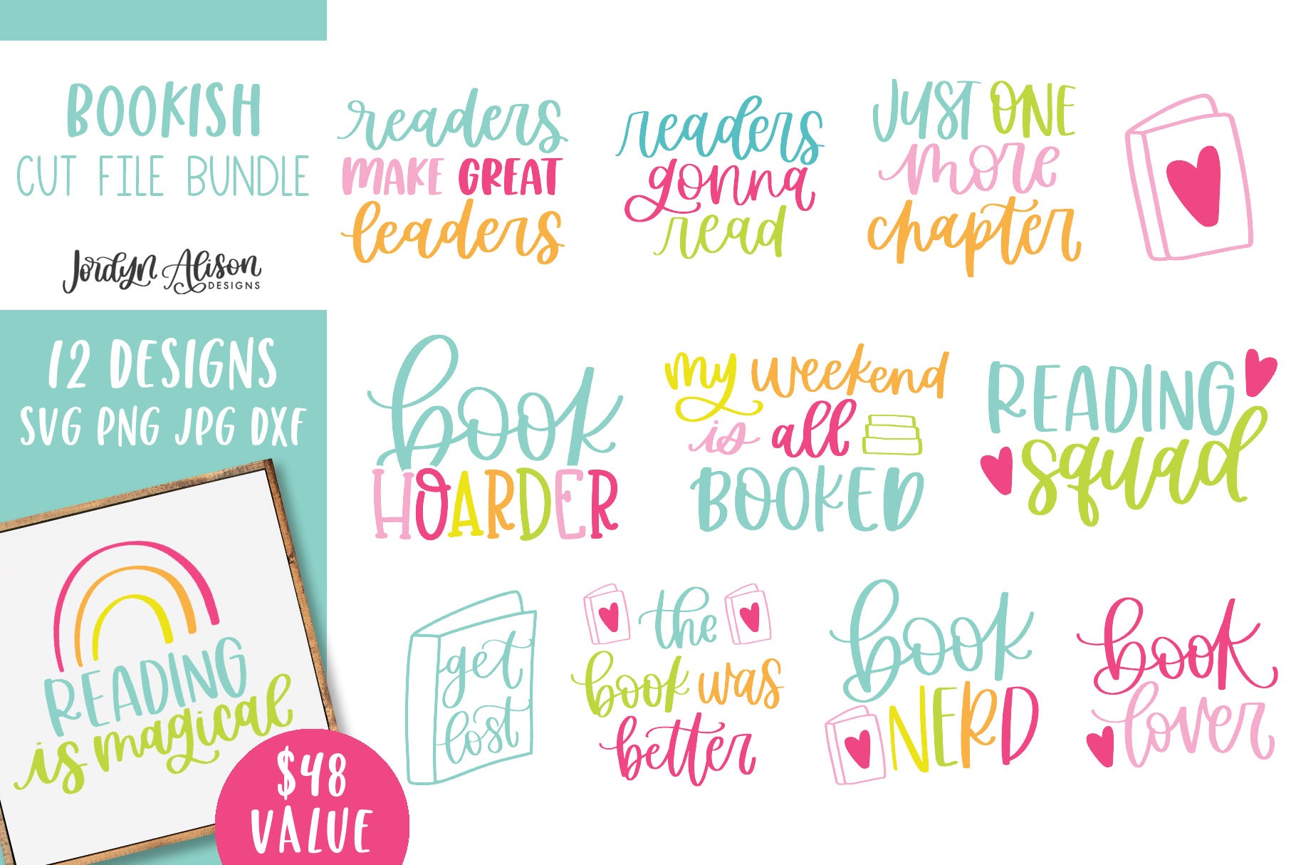 Bookish SVG Bundle