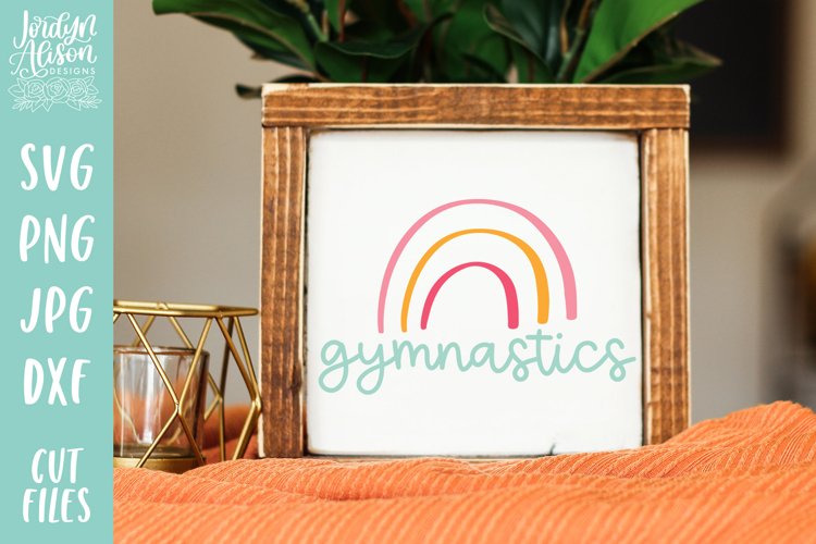 Gymnastics Rainbow SVG
