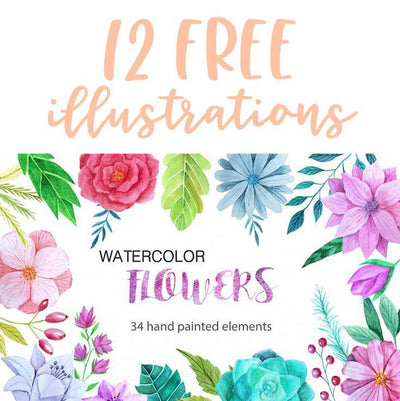 The Best Free Watercolor and Illustrations