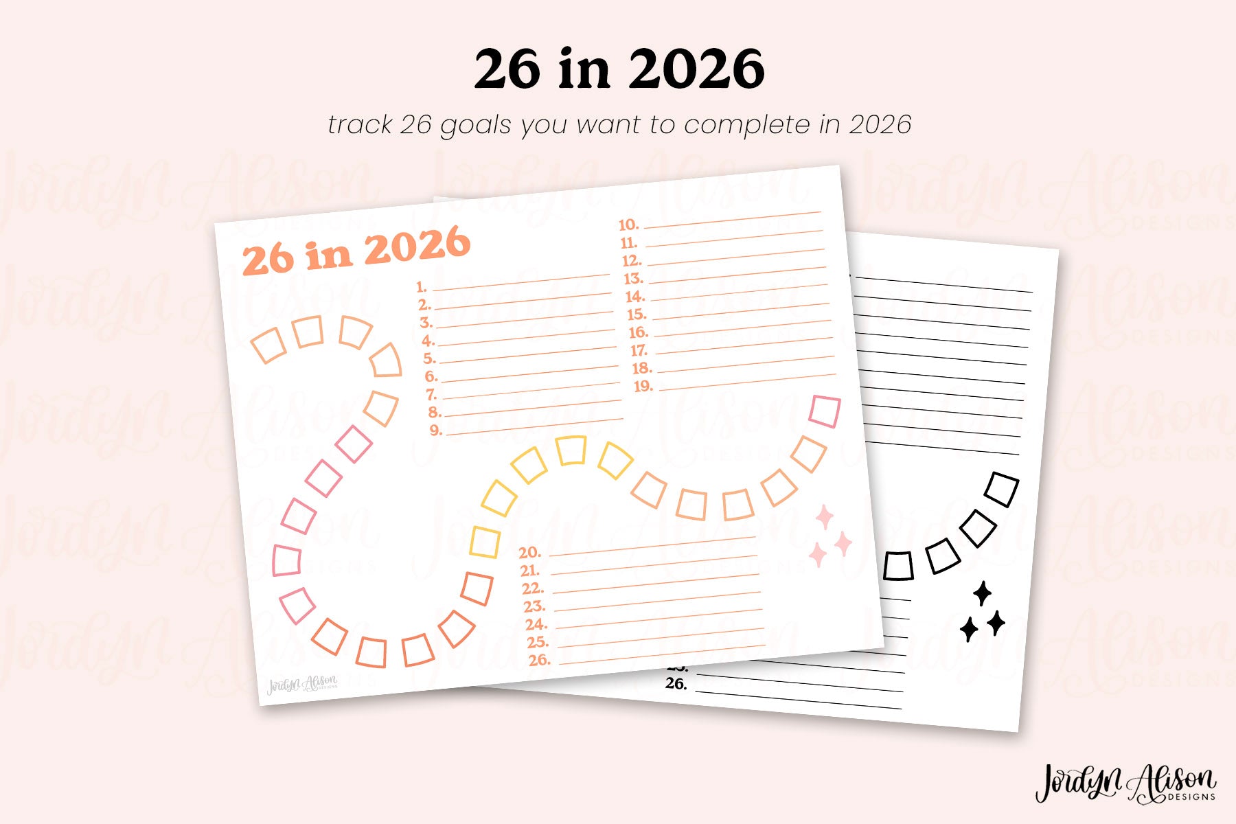 26 in 2026 List Printable