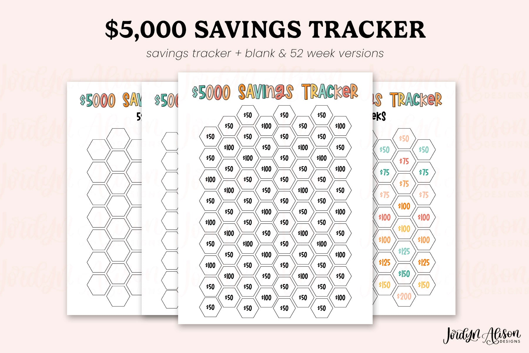 $5000 Savings Tracker