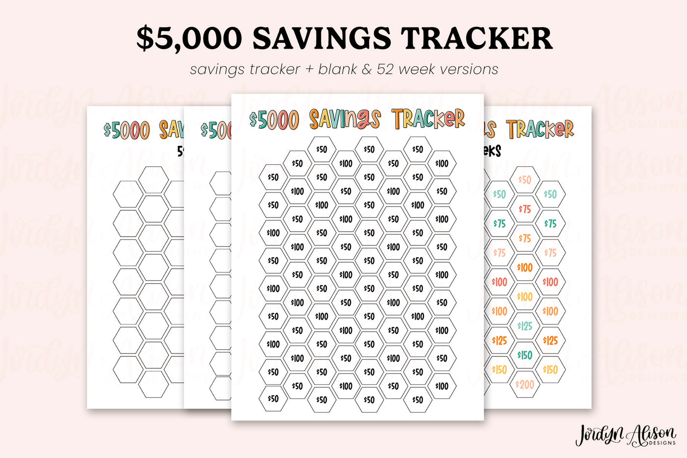 $5000 Savings Tracker