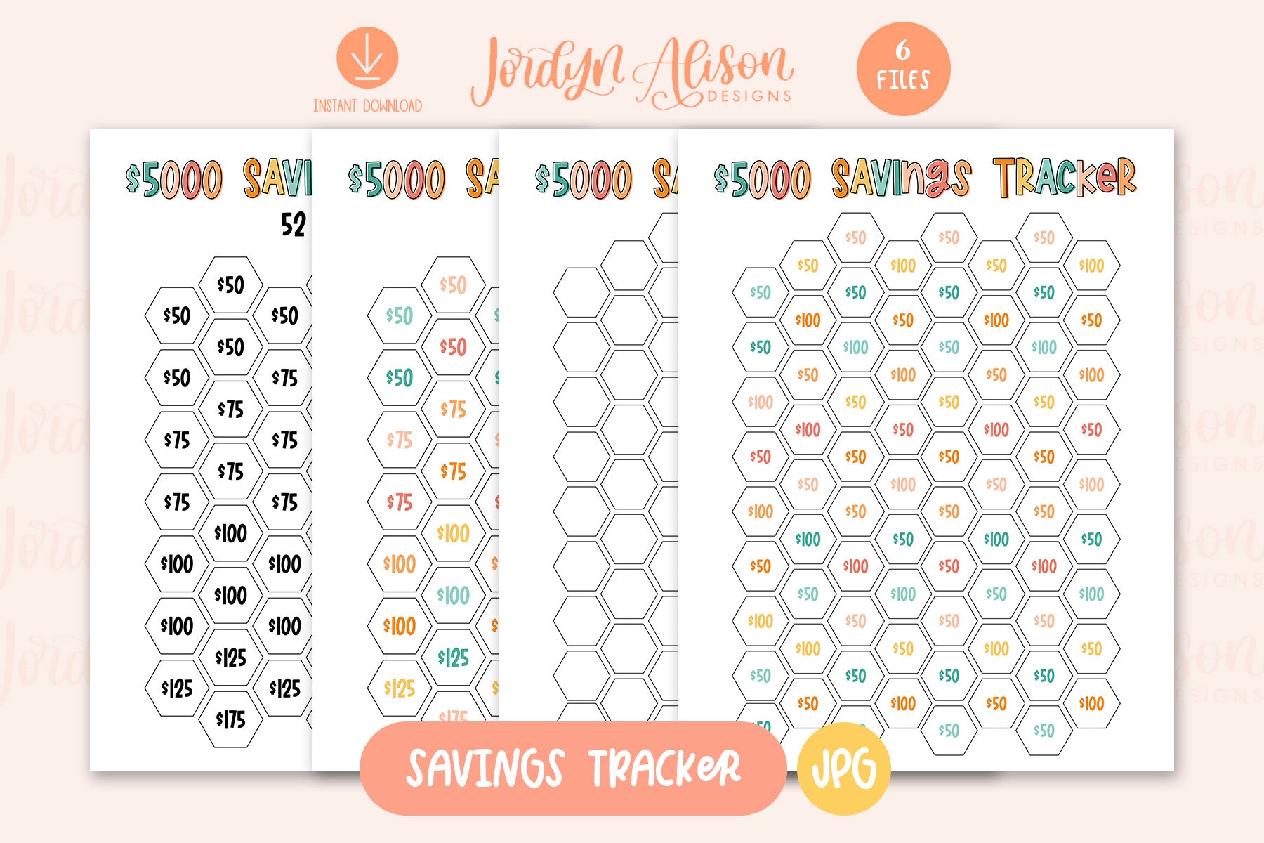 $5000 Savings Tracker