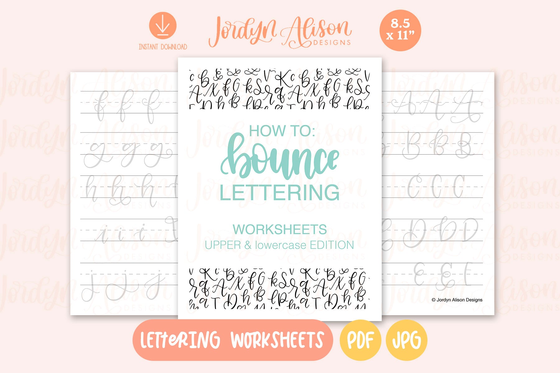 Printable Hand Lettering Fonts