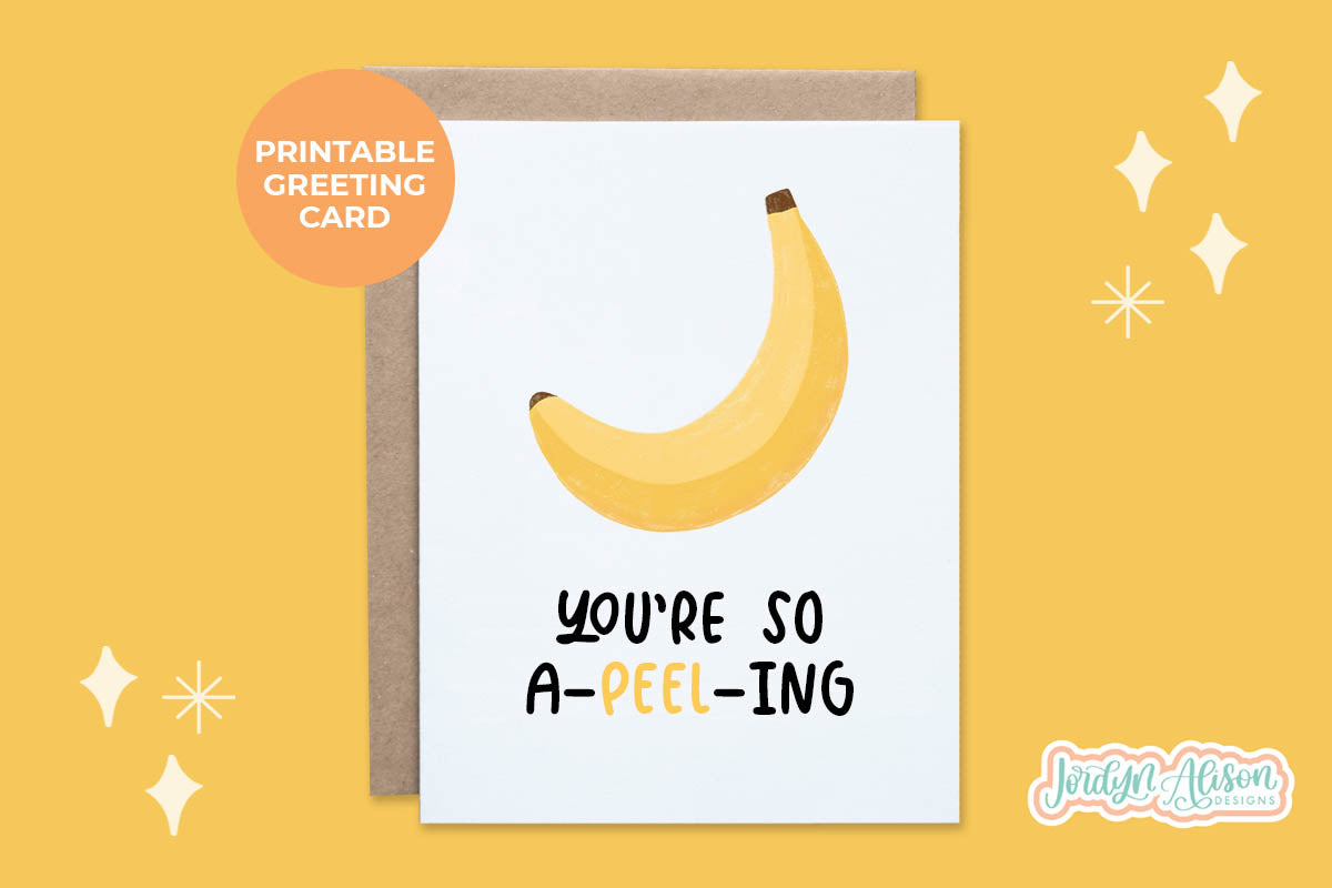 Fruit Puns Printable Card Bundle