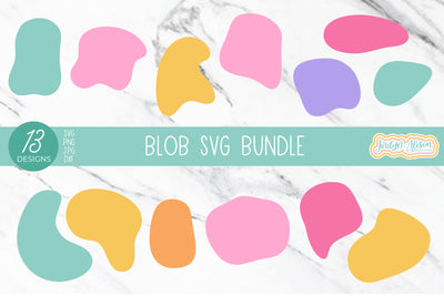 Blob Shapes SVG Bundle