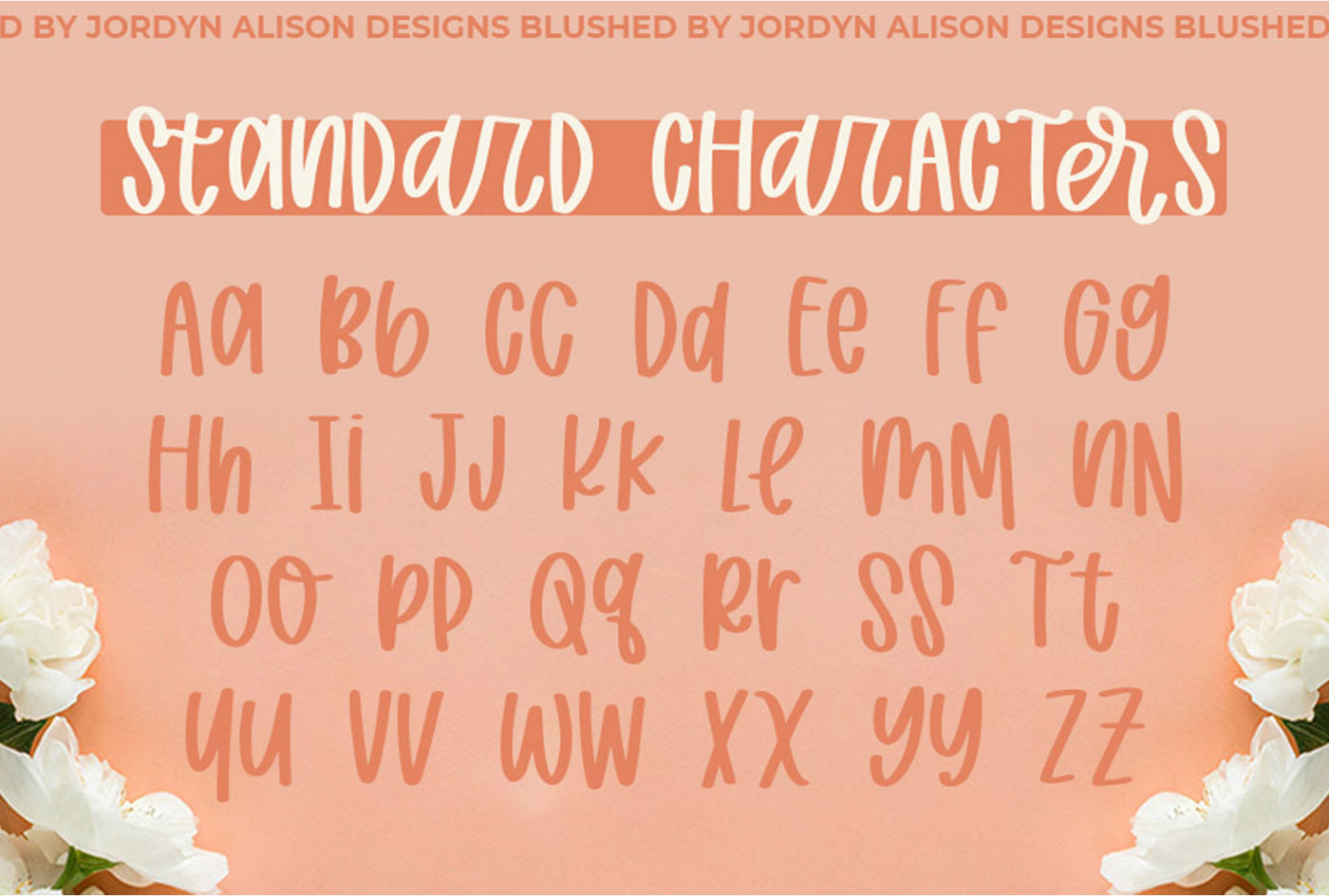 Blushed | Thick Marker Font