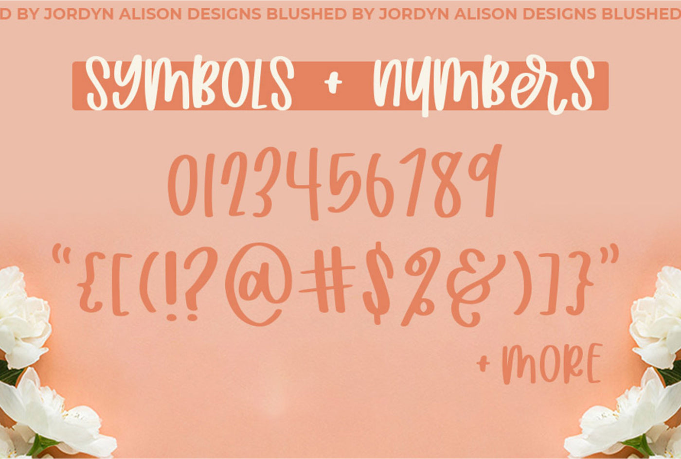 Blushed | Thick Marker Font