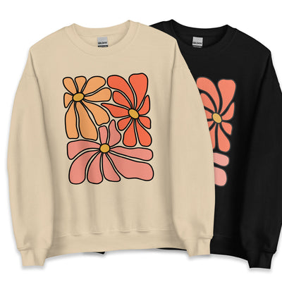 Boho Floral Sweatshirt