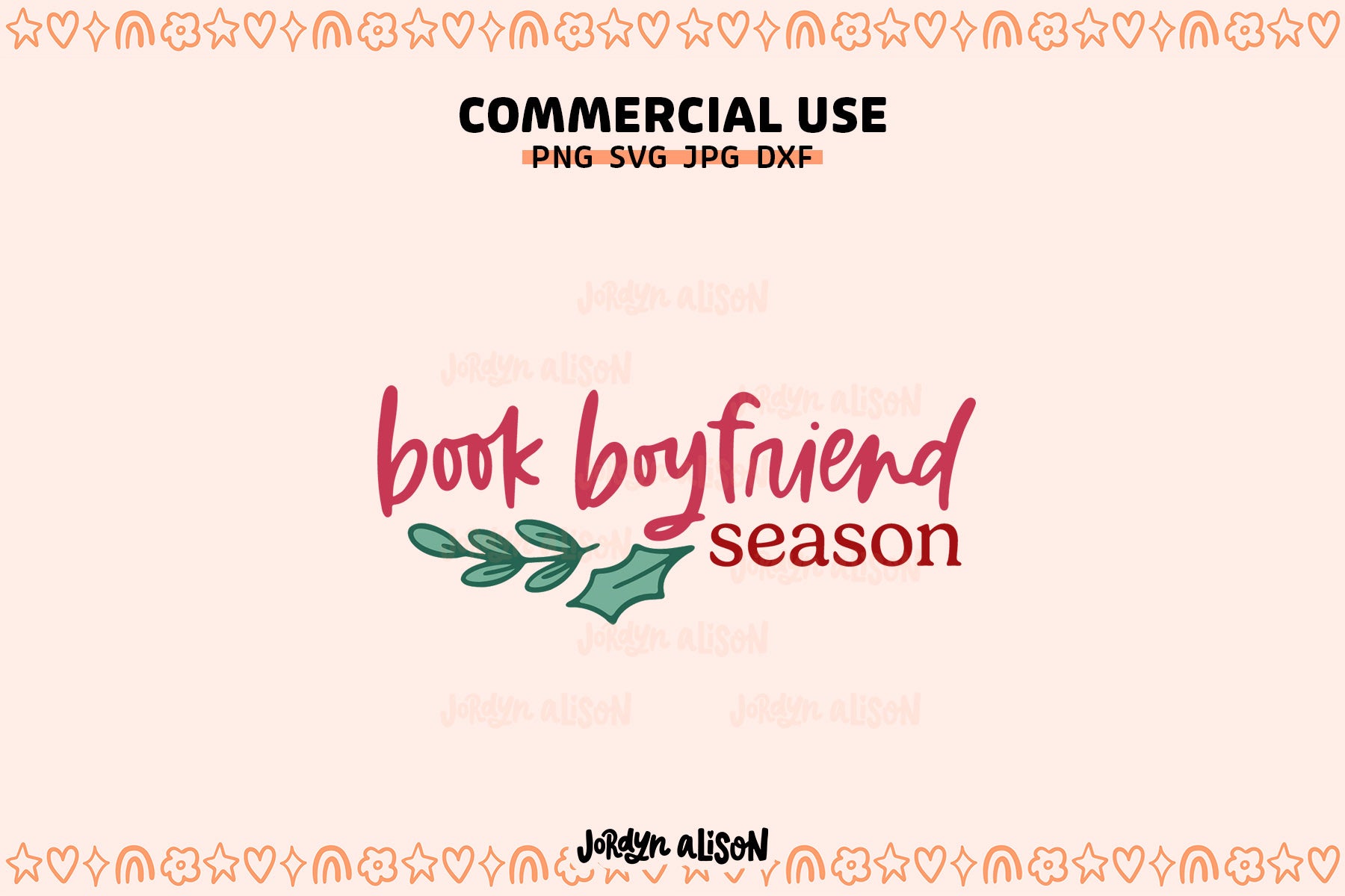 Book Boyfriend Season SVG