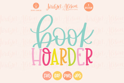 Book Hoarder SVG