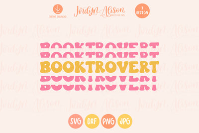 Booktrovert Stacked SVG