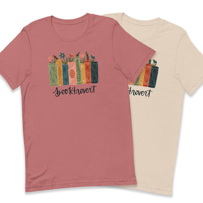 Booktrovert Floral Book Tee