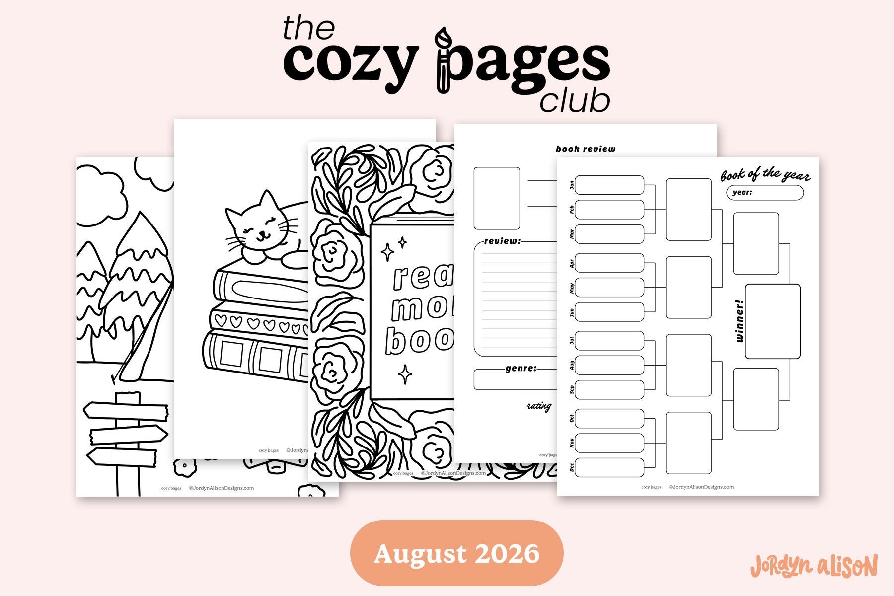The Cozy Pages Club Subscription (August 2026)