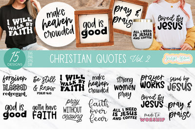 Christian Quotes SVG Bundle Vol 2