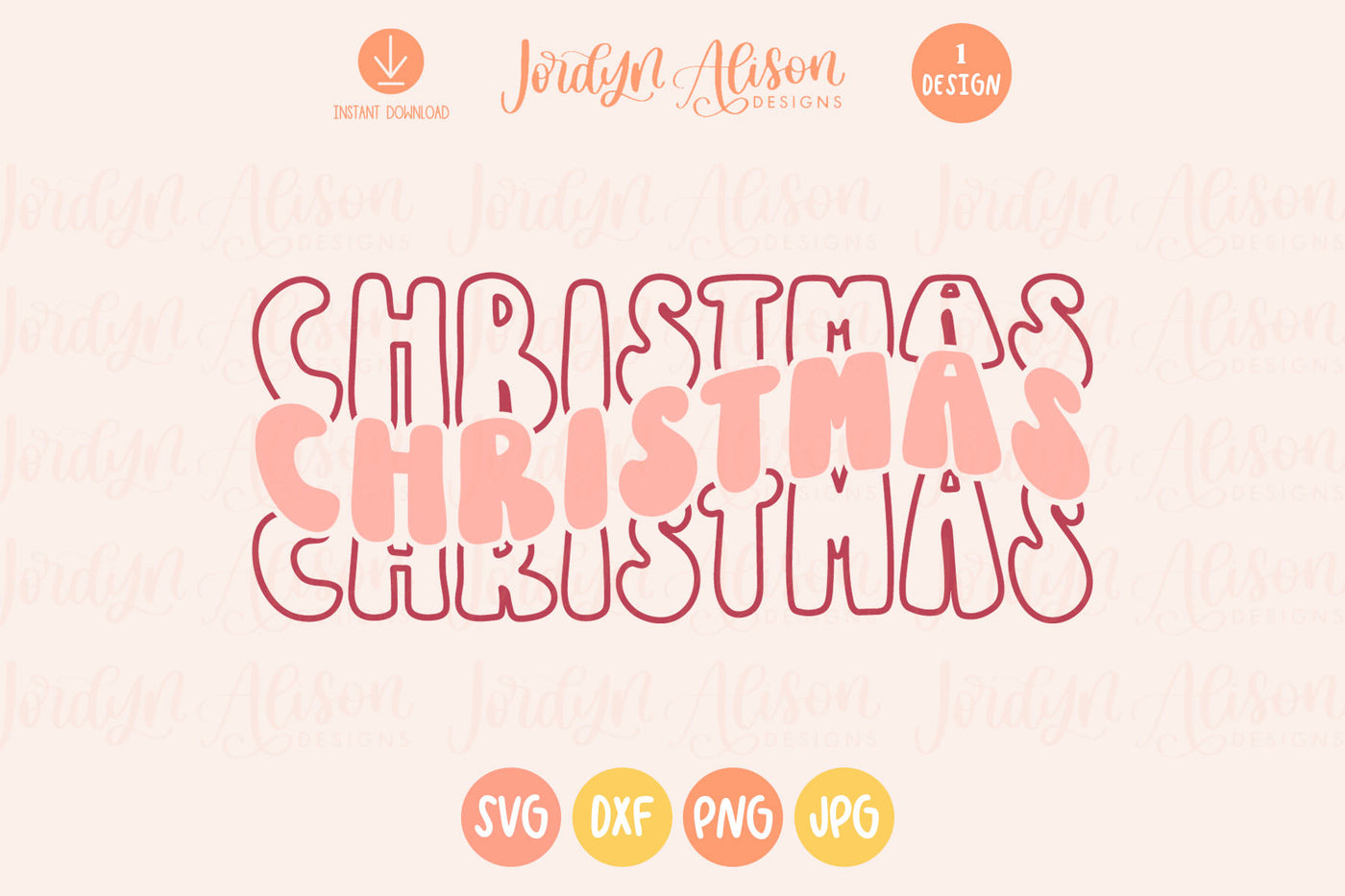 Christmas Split SVG