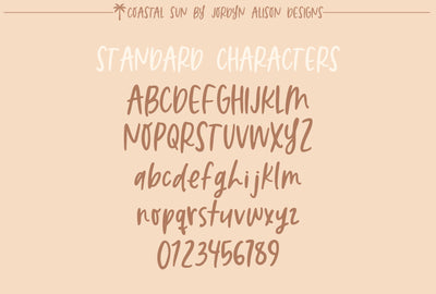 Coastal Sun Font