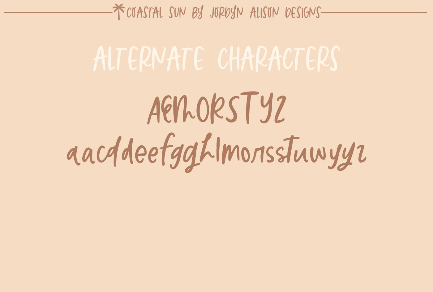 Coastal Sun Font