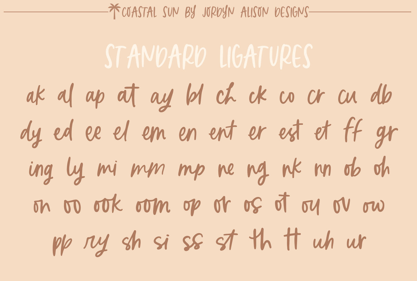 Coastal Sun Font