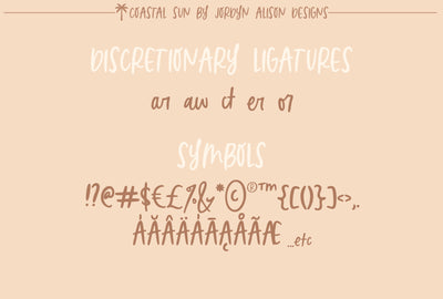 Coastal Sun Font