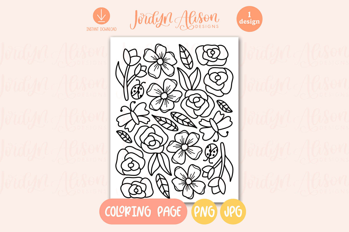 3 Cozy Garden Coloring Pages