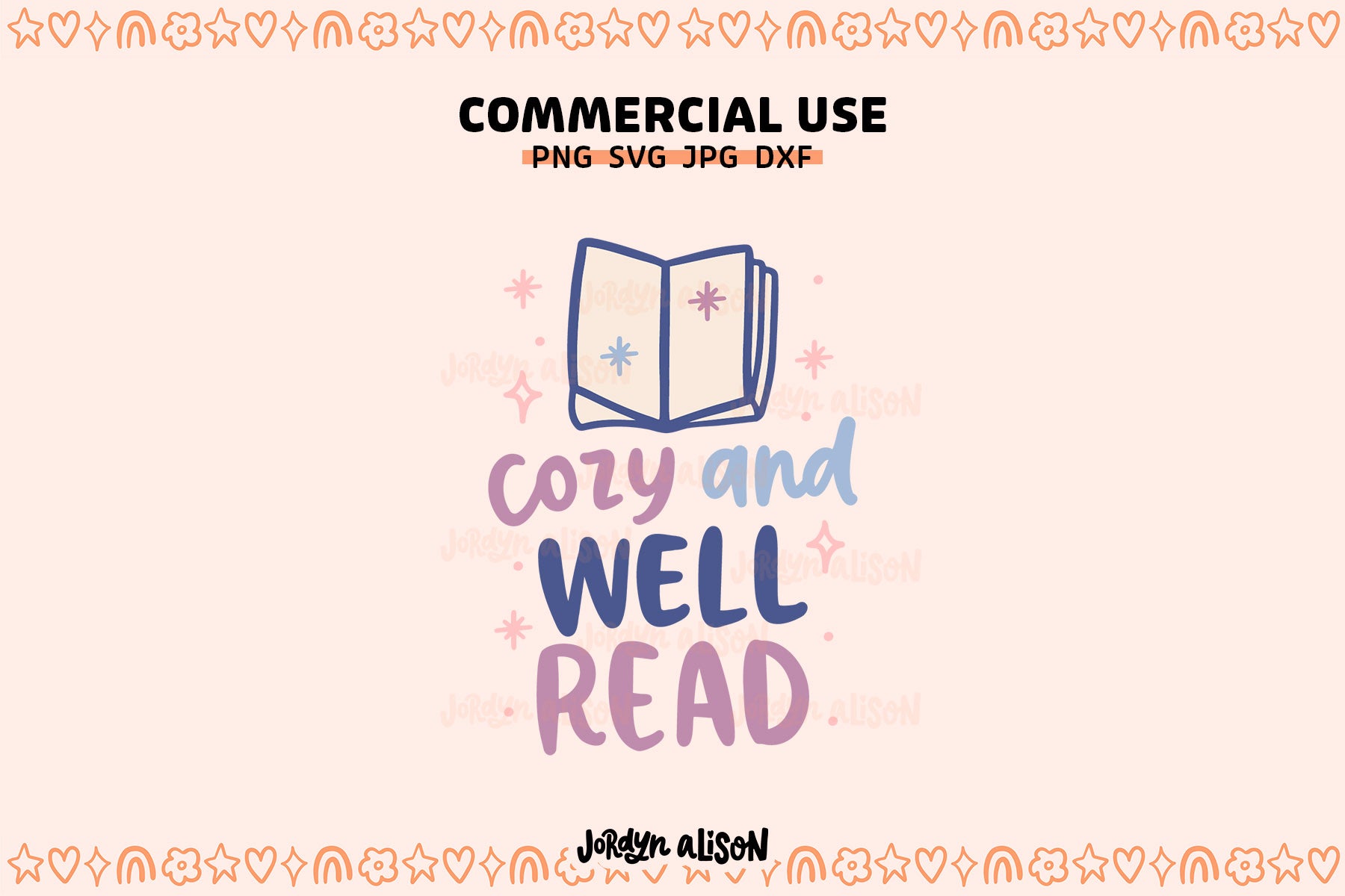 Cozy and Well Read SVG