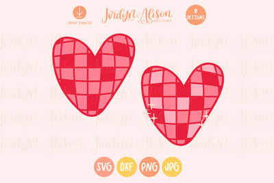 Disco Heart SVG