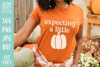 Expecting a Little Pumpkin SVG