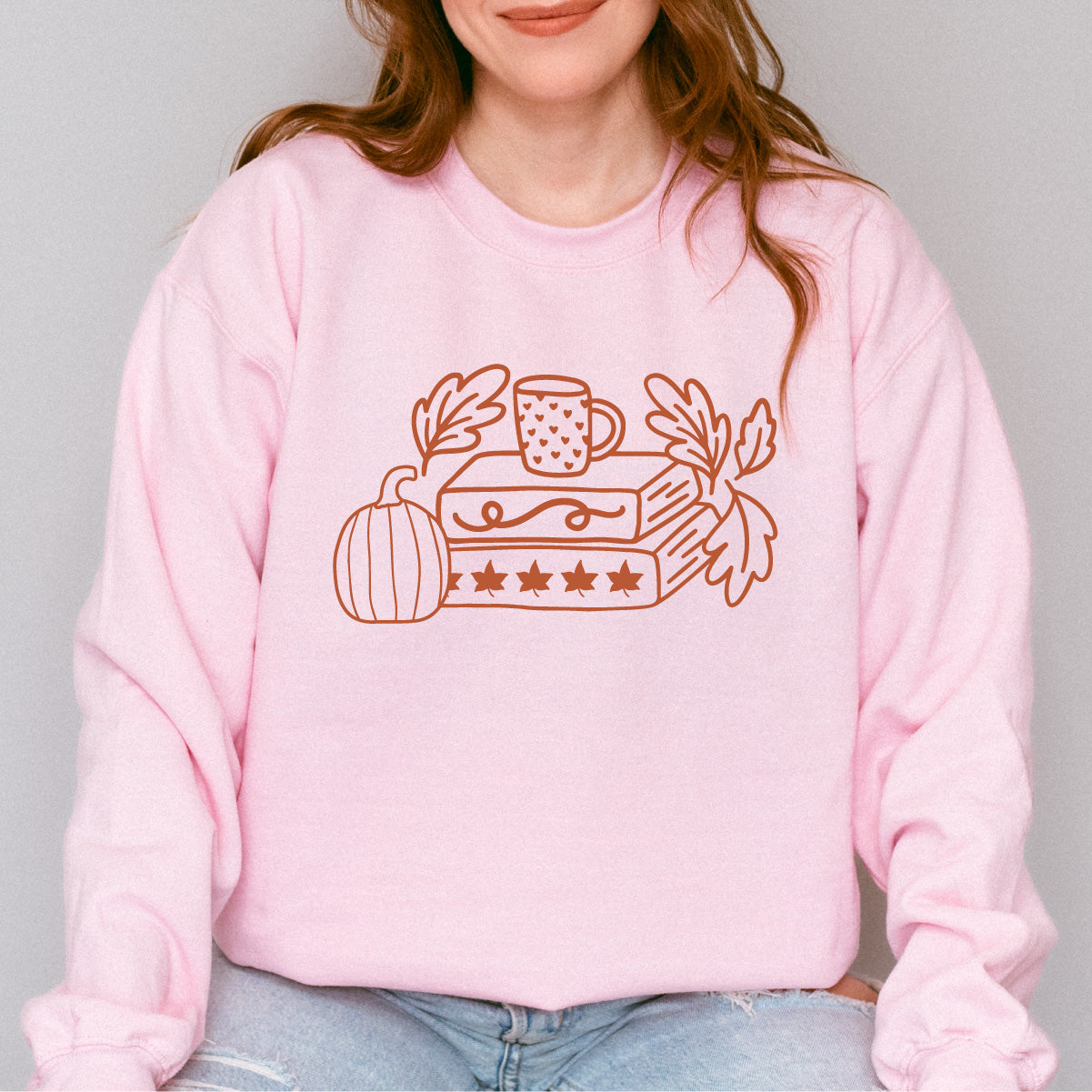 Fall Book Stack Sweatshirt