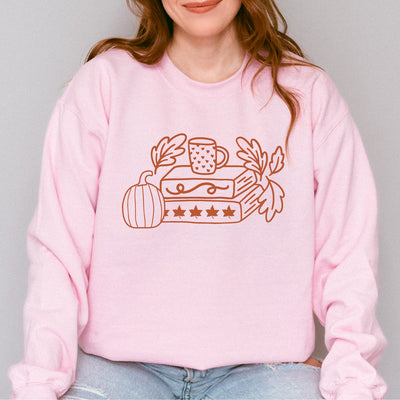 Fall Book Stack Sweatshirt