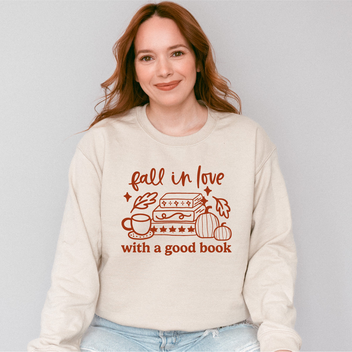 Fall in Love With a Good Book Sweatshirt