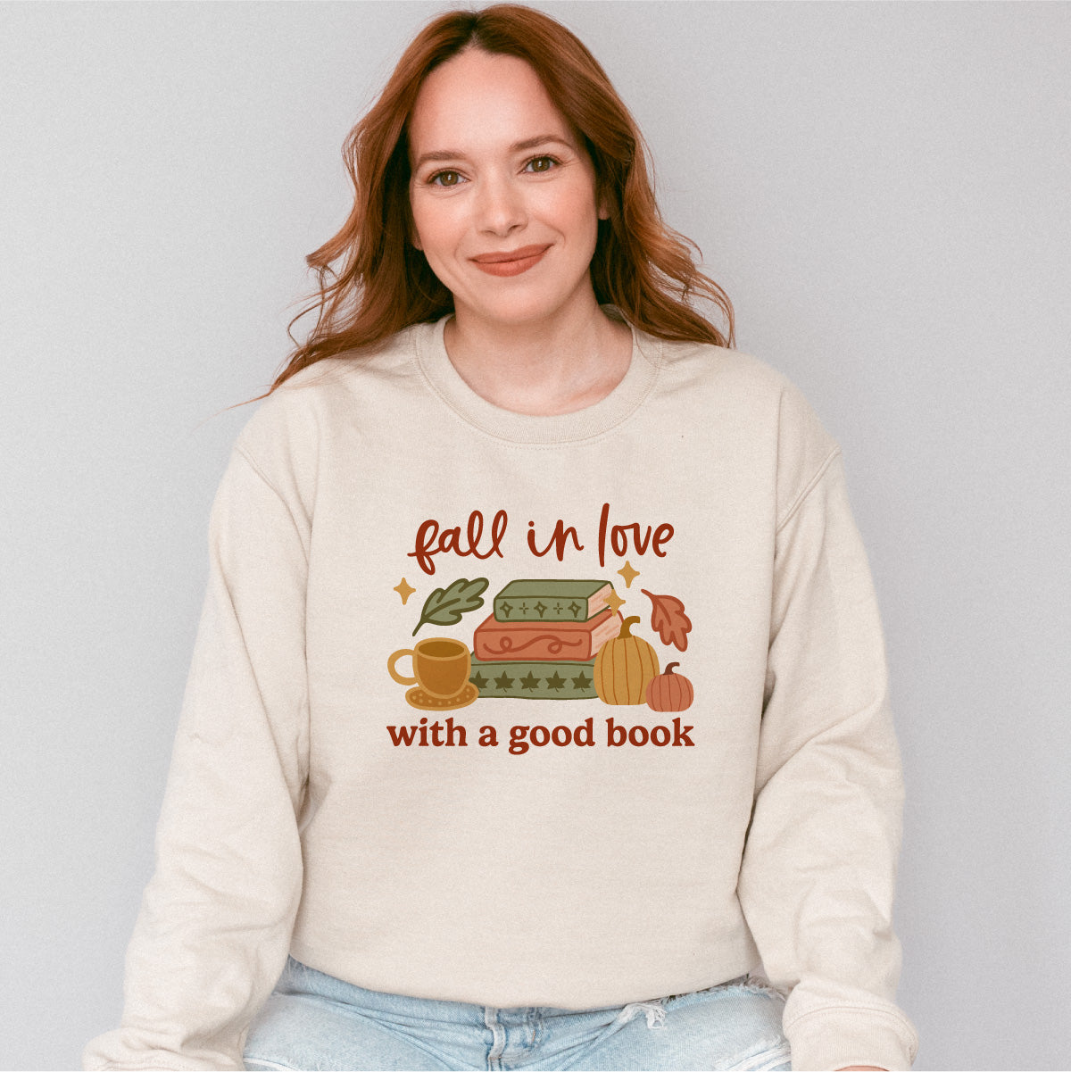 Fall in Love With a Good Book Sweatshirt