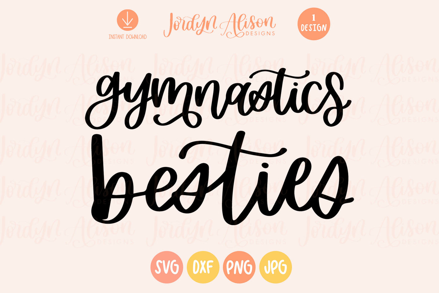 Gymnastics Besties SVG