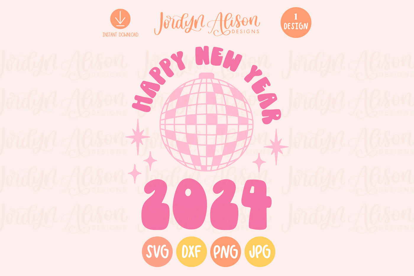 Happy New Year SVG