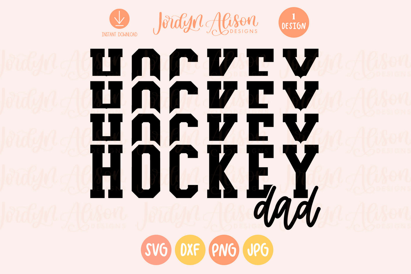 Hockey Dad SVG