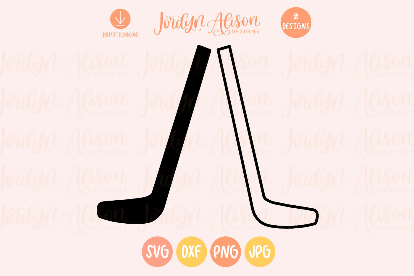 Hockey Stick SVG