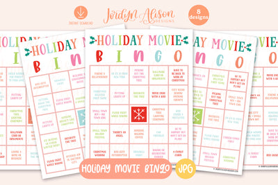 Holiday Movie Bingo