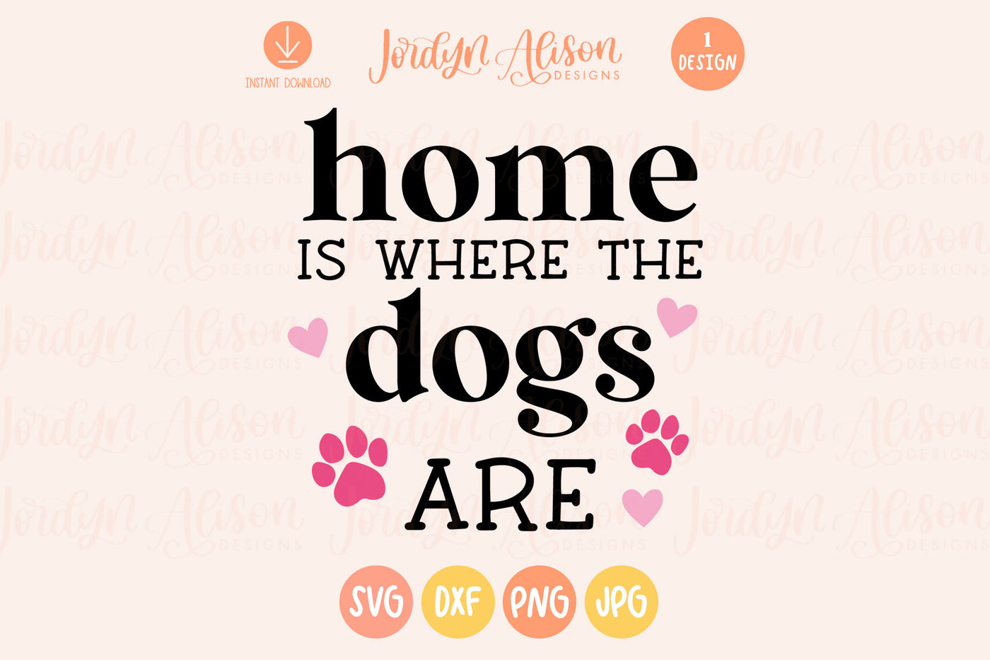 Home is Where the Dogs Are SVG