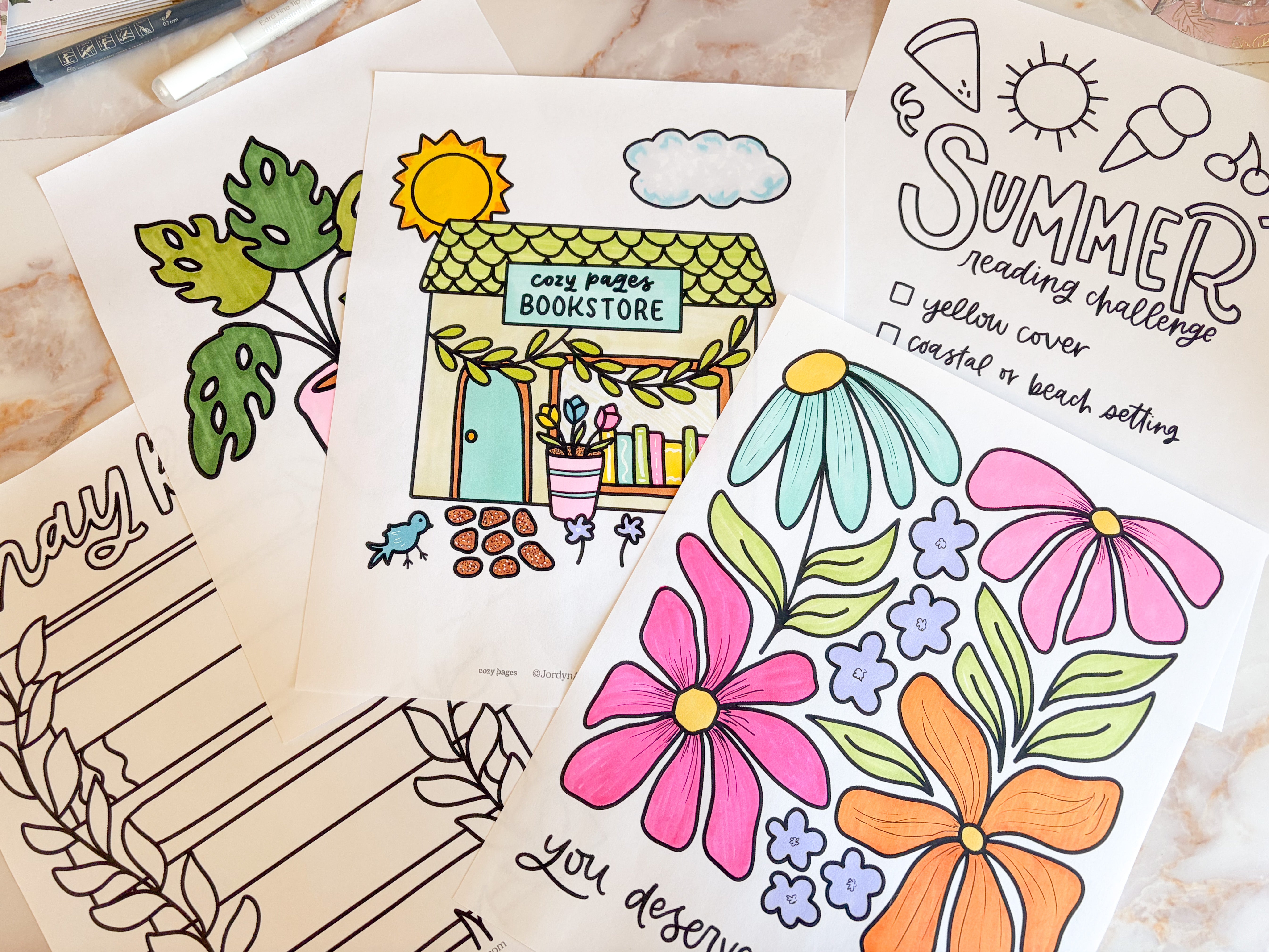 Summer Reading TBR Printable