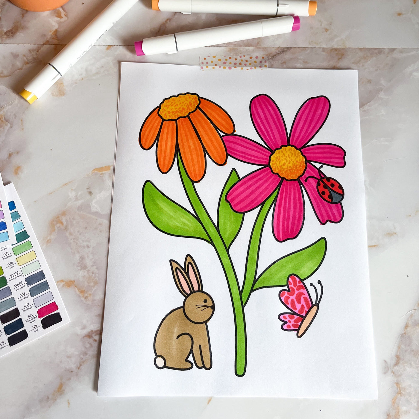 3 Cozy Garden Coloring Pages