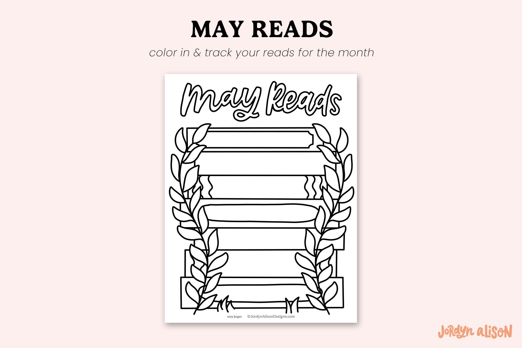 May Reads Printable