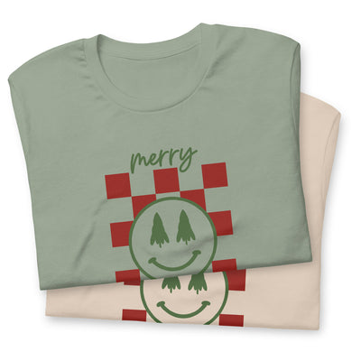 Merry Christmas Smiley Tee