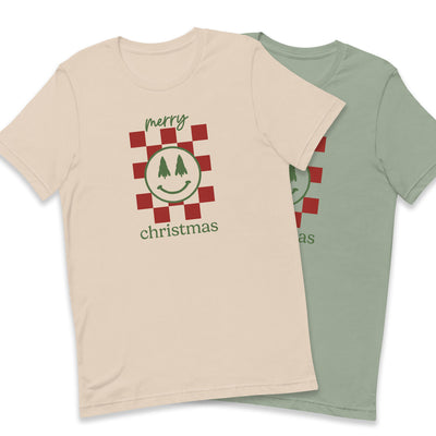 Merry Christmas Smiley Tee