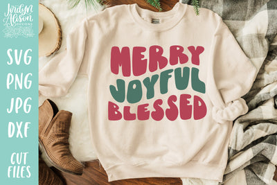 Merry Joyful Blessed SVG