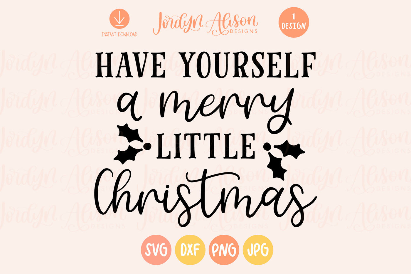 Merry Little Christmas SVG