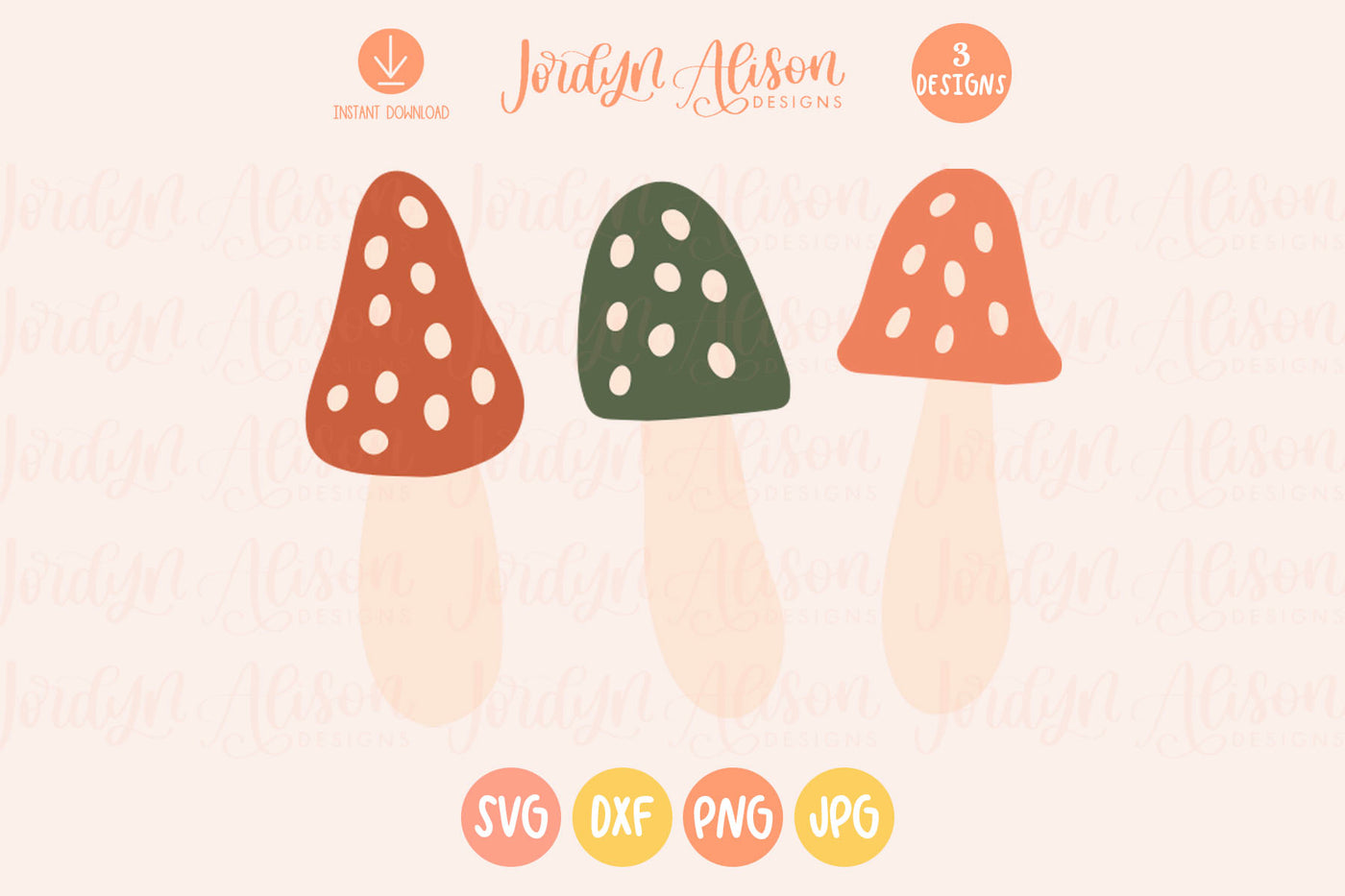 Mushrooms SVG