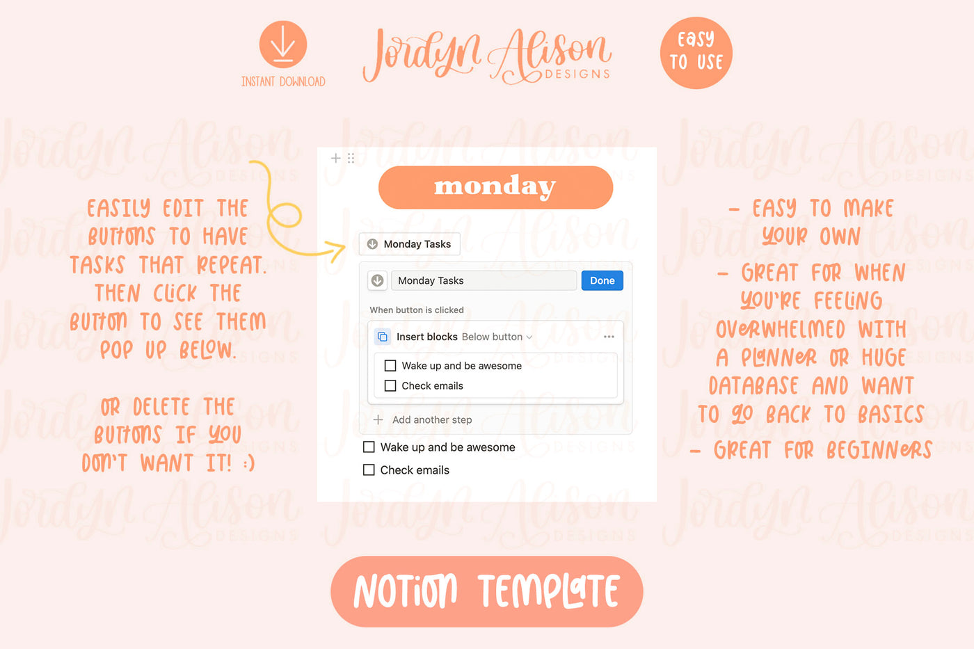 Weekly Schedule Notion Template | Weekly To Do List Template ...