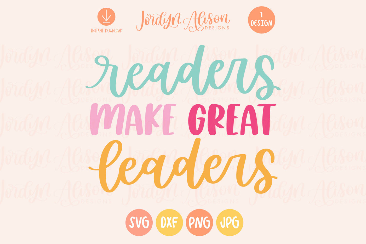 Readers Make Great Leaders SVG