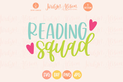 Reading Squad SVG