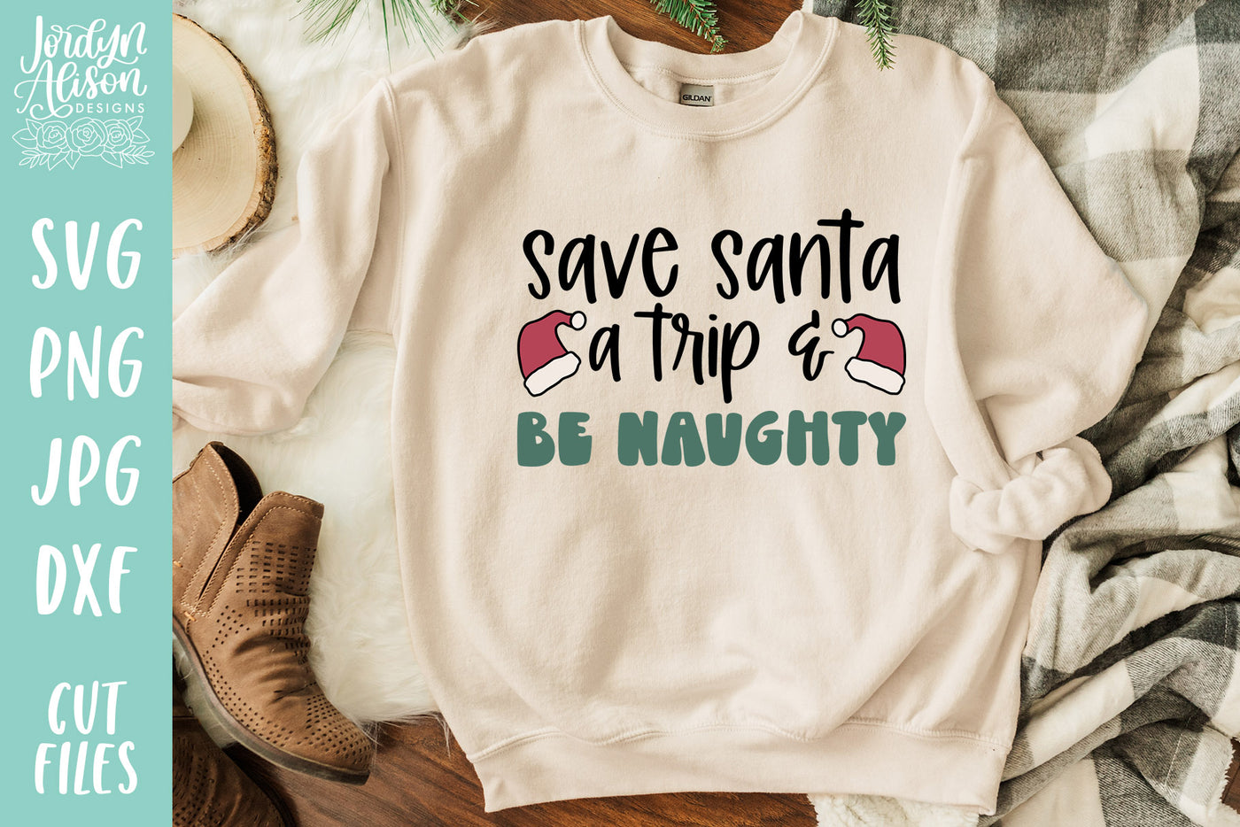 Save Santa a Trip SVG